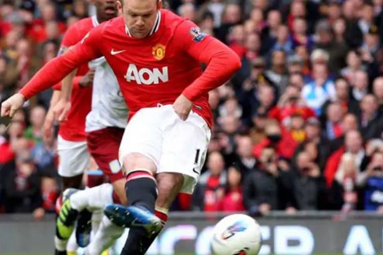 Wayne Rooney em ação no Manchester United: clube troca Cingapura por EUA em IPO (Getty Images)