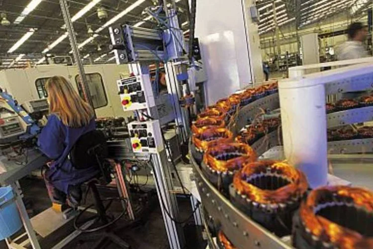 Linha de produção da WEG motores: A empresa brasileira possuia 30% da Voltran e era parceira do Zest Group (.)