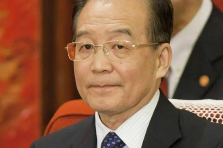 O primeiro-ministro chinês, Wen Jiabao, promete manter a taxa de câmbio da moeda chinesa (Getty Images)