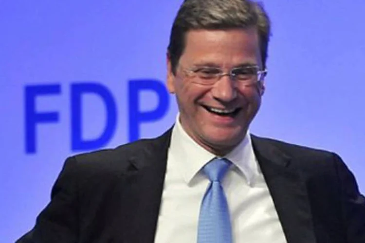 Ministro das Relações Exteriores da Alemanha, Guido Westerwelle: postura rígida dos alemães preocupa a Itália (.)