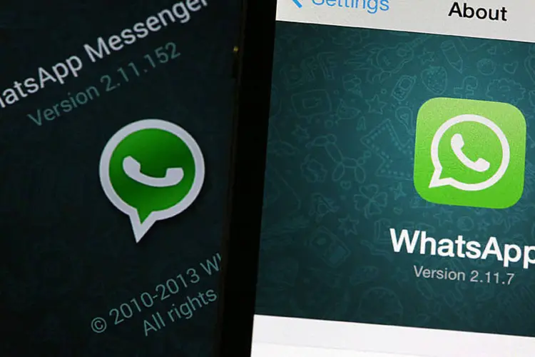 
	WhatsApp: decis&atilde;o de bloqueio de contas atingiu o Facebook porque o aplicativo WhatsApp n&atilde;o tem conta banc&aacute;ria nem representante legal no Brasil
 (Chris Ratcliffe/Bloomberg)