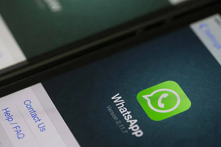 
	WhatsApp: as mensagens est&atilde;o colocando em risco os dados dos usu&aacute;rios do app
 (Brent Lewin/Bloomberg)