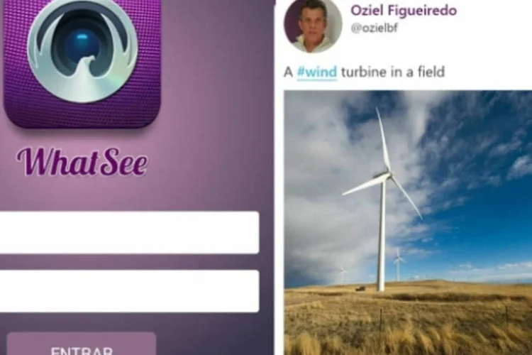 WhatSee: app funciona de jeito parecido com o do Instagram, com sistema de avaliação diferente (Divulgação)
