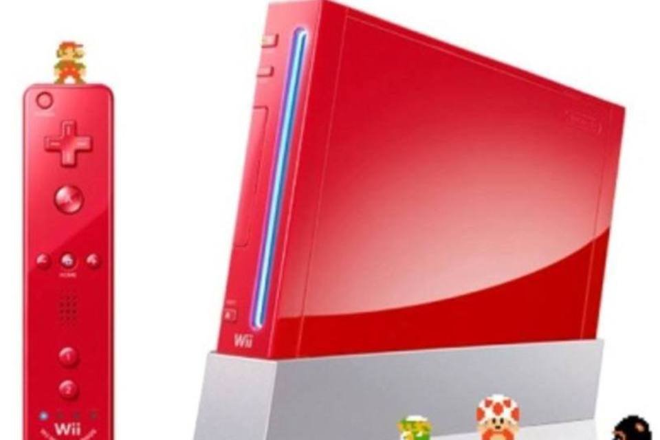 Nintendo comemora 25 anos de Super Mario com Wii vermelho