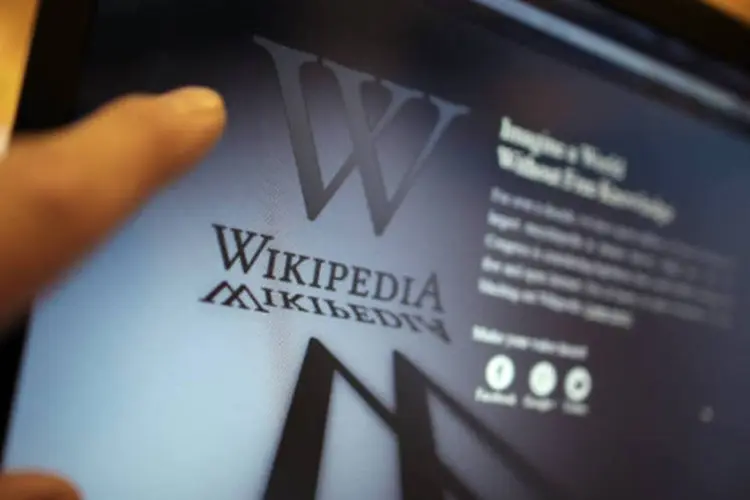 
	Wikipedia: &quot;um vandalismo muito &oacute;bvio n&atilde;o dura segundos antes de ser retirado&quot;, explica jovem editor
 (Peter Macdiarmid/Getty Images)