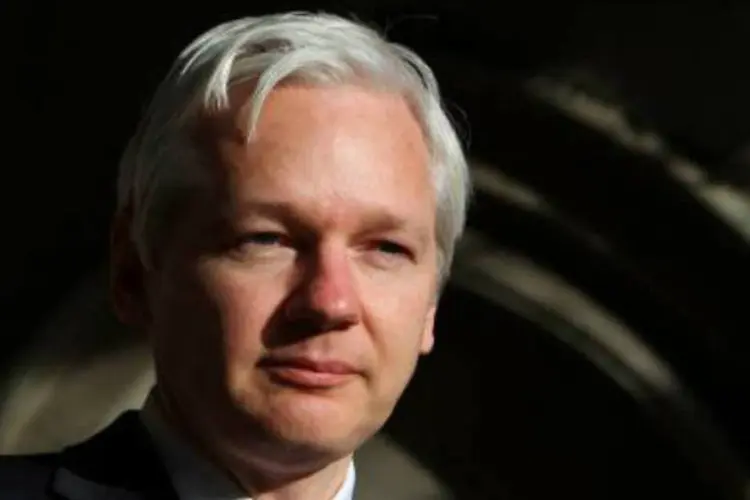 
	O fundador do WikiLeaks, Julian Assange: Assange est&aacute; refugiado na embaixada do Equador em Londres desde junho de 2012
 (Geoff Caddick/AFP)