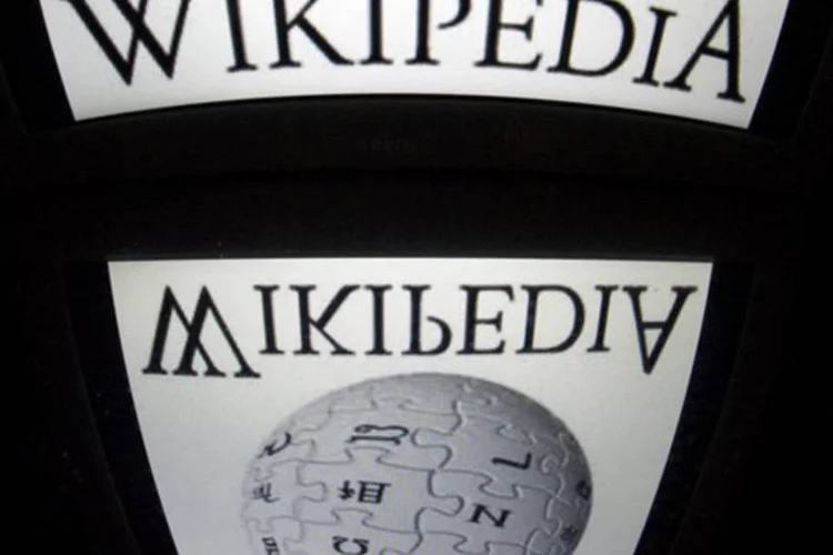 Logo da Wikipedia (Lionel Bonaventure/AFP)