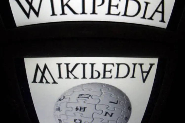 
	Logo da Wikipedia: o falso conflito foi adicionado &agrave; lista de farsas que perseguem o site desde sua funda&ccedil;&atilde;o, em 2001
 (Lionel Bonaventure/AFP)