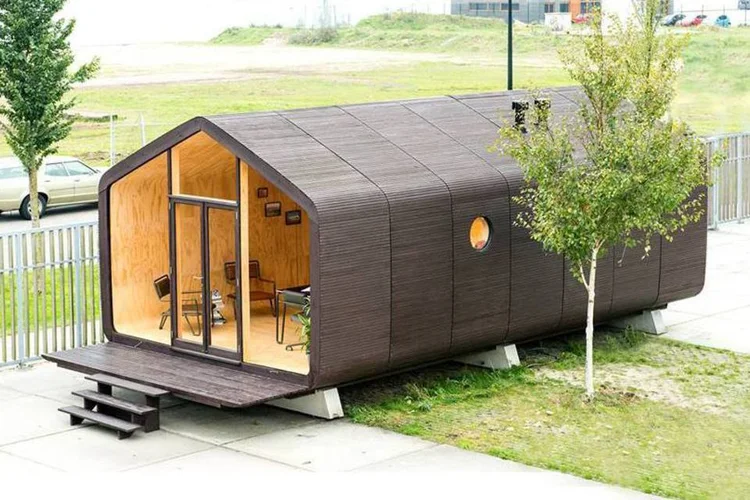 Wikkelhouse: a casa tem uma vida útil de pelo menos 50 anos e respeita até três vezes mais o meio ambiente do que qualquer construção tradicional (Facebook/Wikkelhouse)