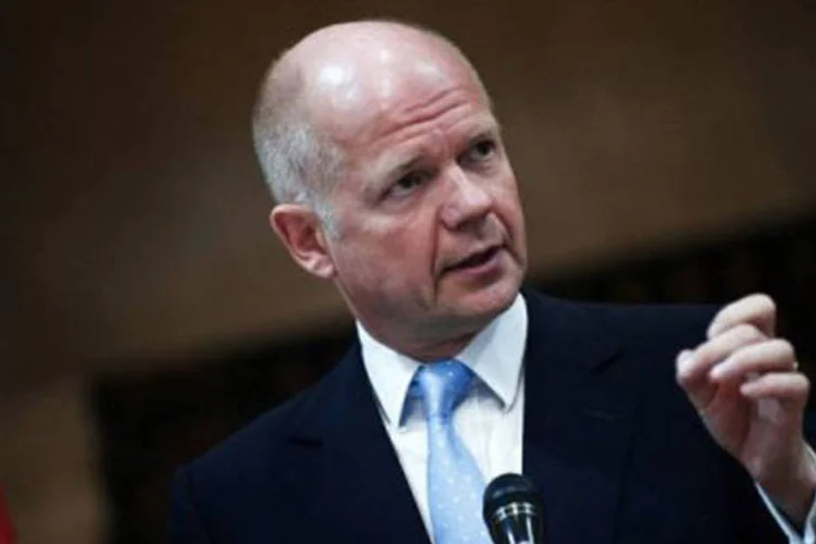 O ministro de Relações Exteriores britânico, William Hague: “Nós somos o quarto maior investidor no Brasil hoje" (Gianluigi Guercia/AFP)