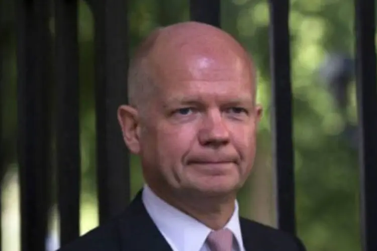 Ministro britânico das Relações Exteriores, William Hague: "é lamentável que o presidente Putin tenha escolhido o caminho do isolamento" (AFP)