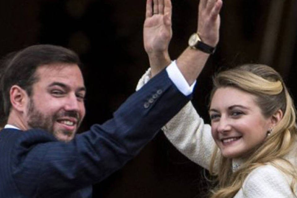 William de Luxemburgo e Stéphanie de Lannoy se casam