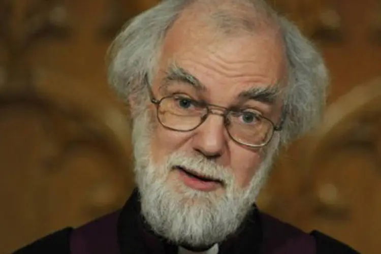 
	L&iacute;der espiritual da Igreja Anglicana,&nbsp;o arcebispo de Canterbury, Rowan Williams, votou a favor da proposta
 (Carl Court/AFP)