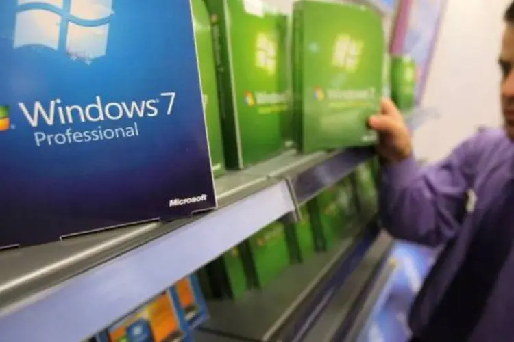 Windows 7:  a companhia corre o risco de receber uma multa de até 10% de seu faturamento anual se a investigação apontar que houve infração (Oli Scarff/Getty Images)