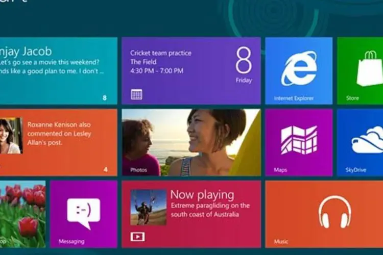 O Windows 8 via rodar tanto em PCs como em tablets (Divulgação)