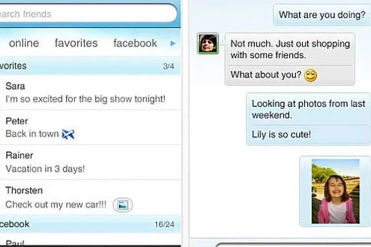 
	A vers&atilde;o para iPad e iPhone do Windows Live Messenger: aposentadoria do servi&ccedil;o deve ser anunciada em breve pela Microsoft
 (Reprodução)