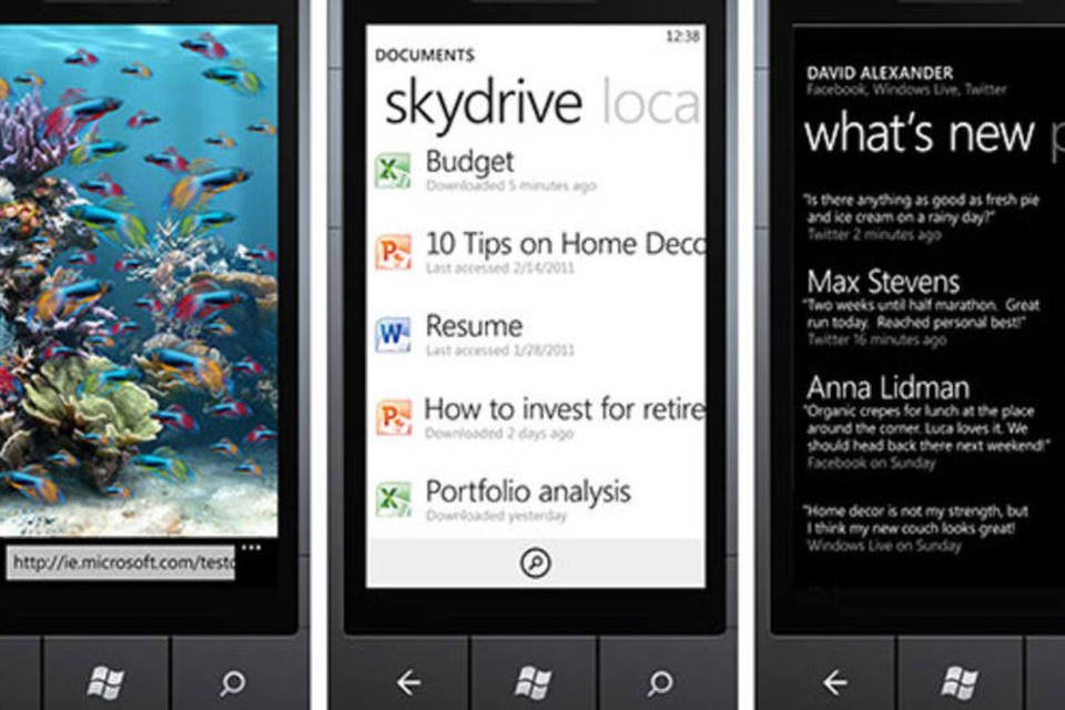 Microsoft apresenta novo sistema operacional para Windows Phone