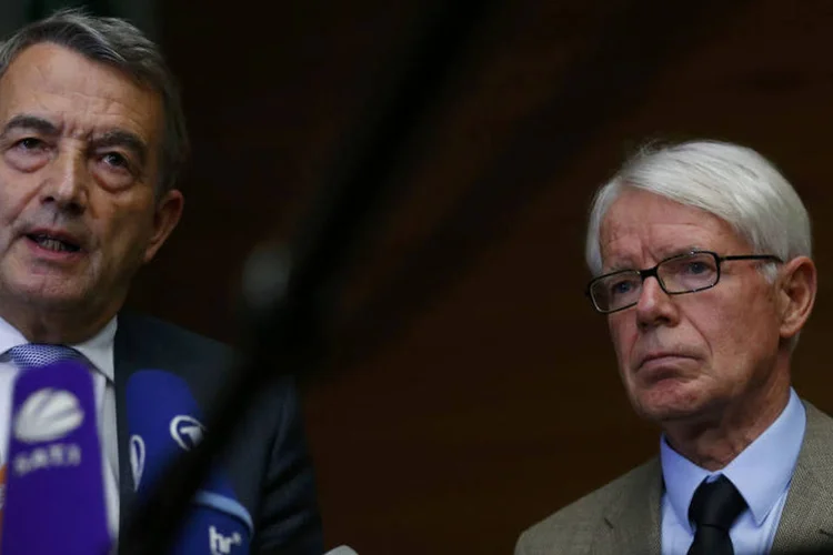 
	Wolfgang Niersbach, ex-presidente da Federa&ccedil;&atilde;o Alem&atilde; de Futebol: apesar da ren&uacute;ncia, Niersbach fez quest&atilde;o de ressaltar que &quot;n&atilde;o fez nada errado&quot;
 (Ralph Orlowski/ Reuters)