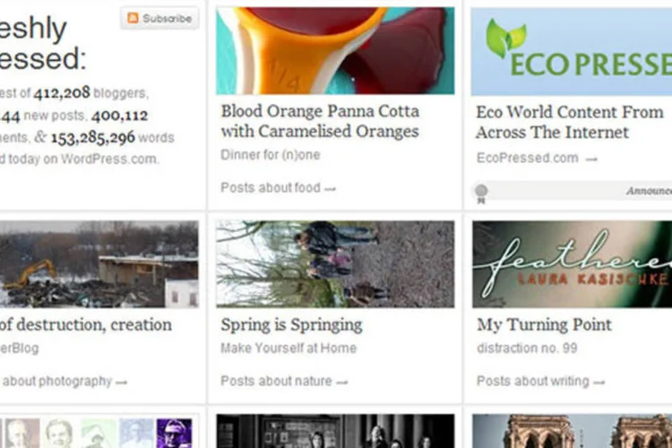 O site Wordpress.com esteve sob ataque nesta tarde (Reprodução)