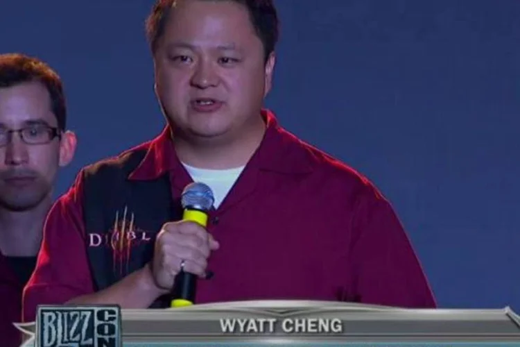 Wyatt Cheng, designer do game Diablo III: "A demora, no entanto, é consequência do processo de aperfeiçoamento do produto, que na Blizzard é muito longo" (Reprodução/Blizzcon)