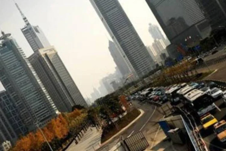 Xangai: China cresceu 9,6% no último trimestre  (Philippe Lopez/AFP)