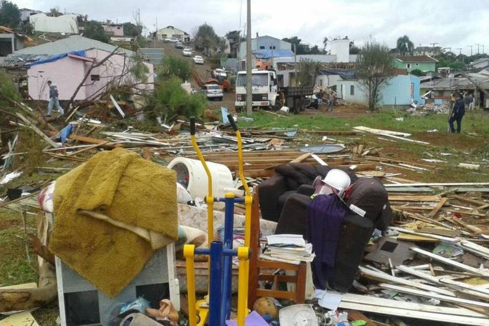 Morre quarta vítima do tornado em Xanxerê