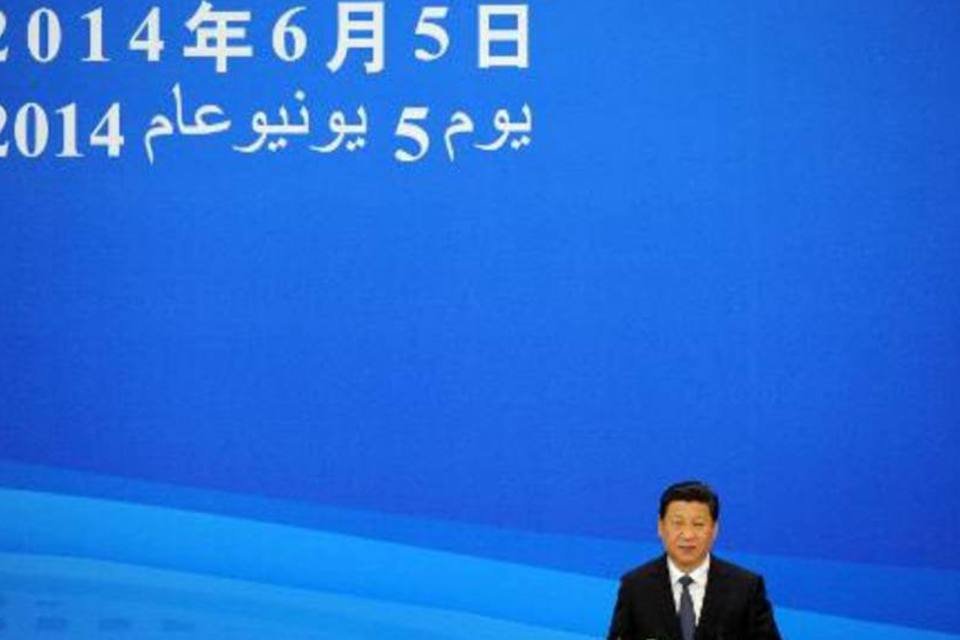 Presidente chinês, Xi Jinping, expulsou nesta segunda-feira do Partido Comunista (PCC) três aliados do alto-escalão (Wang Zhao/AFP/AFP)