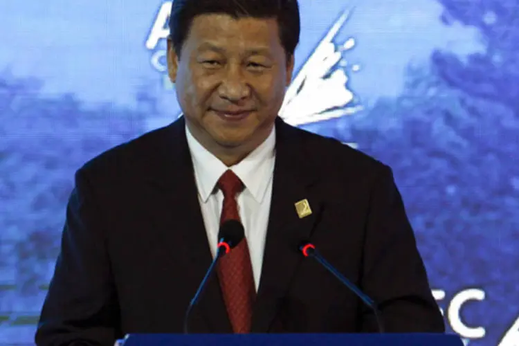 Xi Jinpiang, presidente da China: "Estou completamente confiante no futuro da economia da China" (Edgar Su/Reuters)
