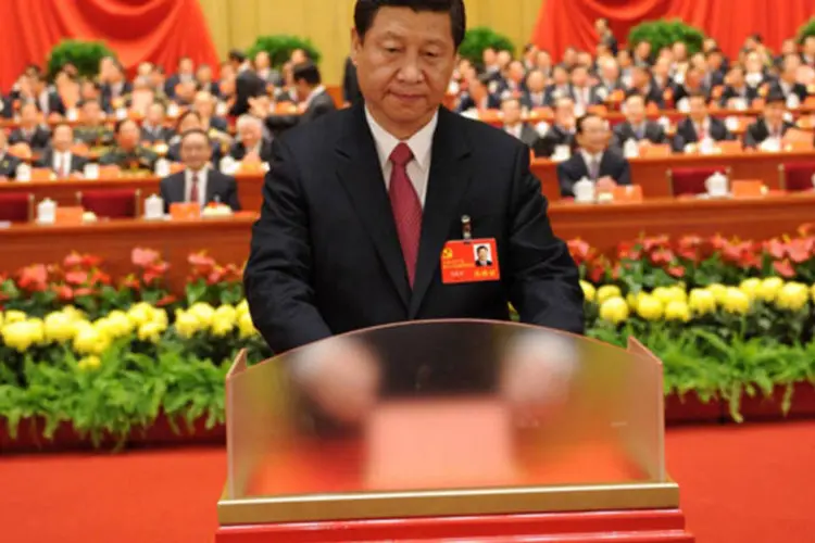 
	O presidente chin&ecirc;s, Xi Jinping, tornou o combate &agrave; corrup&ccedil;&atilde;o um dos principais pilares do seu mandato
 (Xinhua/Li Xueren/Reuters)