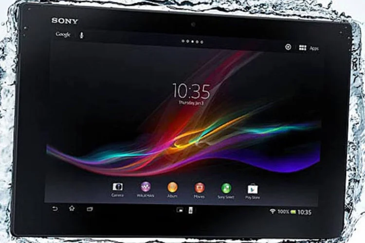 Xperia Tablet Z, da Sony: primeiro phablet da marca fará parte da linha Xperia e, assim como o tablet, deverá ser à prova d'água (Sony)