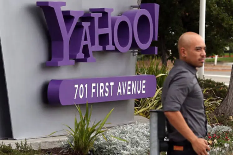 Yahoo: companhia anunciou em setembro passado que em 2014 hackers roubaram dados pessoas de mais de 500 milhões de contas (Justin Sullivan/Getty Images)