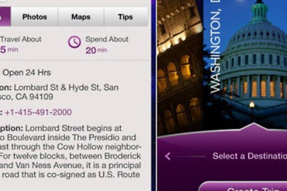 Yahoo! lança aplicativo organizador de viagem
