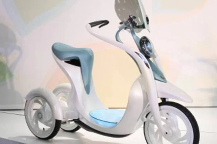 Moto da Yamaha modelo EC-Miu no Tokyo Motor Show (Divulgação)