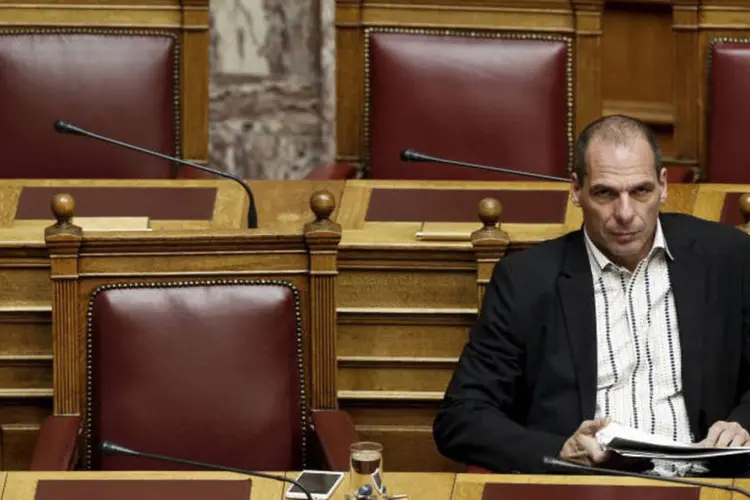
	Yanis Varoufakis: o ministro de Finan&ccedil;as grego disse que Atenas cumpriria &quot;todas as suas obriga&ccedil;&otilde;es com todos os seus credores&quot;
 (REUTERS/Alkis Konstantinidis)