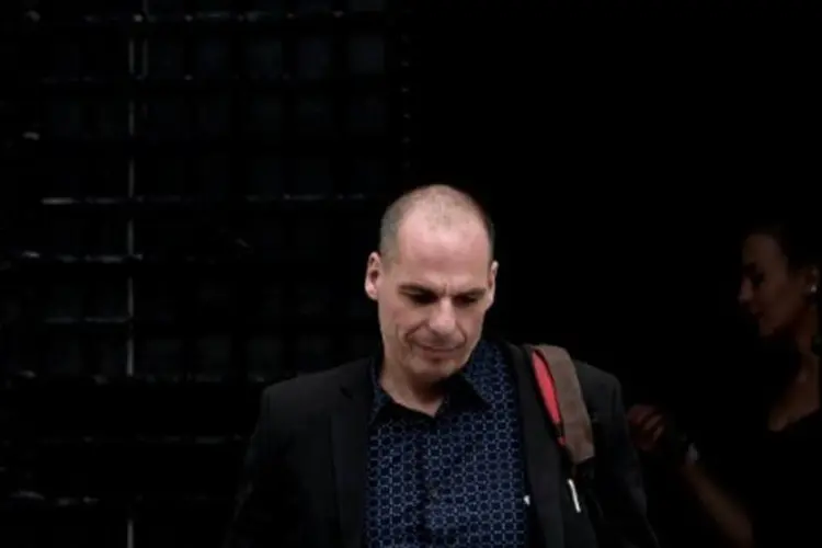 Yanis Varoufakis: em uma entrevista ao canal Bloomberg, ele foi questionado se permanecerá como ministro das Finanças na segunda-feira em caso de vitória do 'Sim' e respondeu: "Deixarei de ser" (Aris Messinis/AFP)