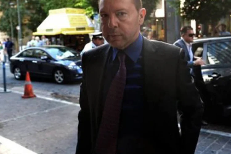 
	O ministro grego das Finan&ccedil;as, Yannis Stournaras
 (Aris Messinis/AFP)