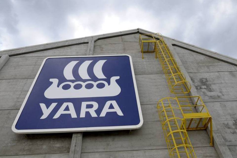 
	Fachada da Yara: a empresa diz ter se beneficiado da demanda s&oacute;lida e dos custos menores de mat&eacute;rias-primas
 (foto/Divulgação)