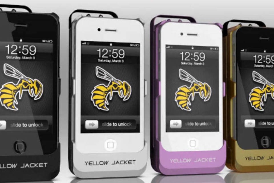 Capa faz iPhone virar arma de choque