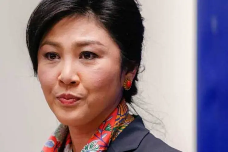 A ex-primeira-ministra do país, Yingluck Shinawatra: ela estava retida desde sexta-feira (Reuters)