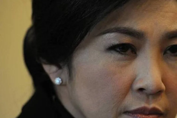 A ex-primeira-ministra Yingluck Shinawatra pode ser condenada a dez anos de prisão por negligência (Christophe Archambault/AFP)