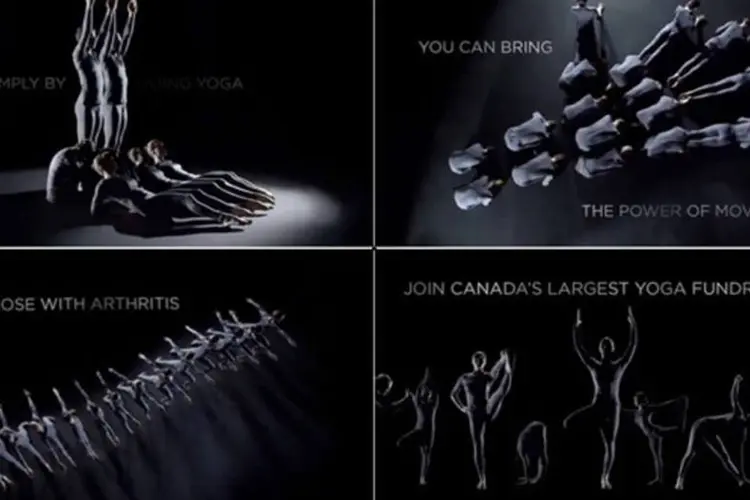 Vídeo que mostra coreografias de yoga: bailarinos e instrutores de yoga reproduzem partes do corpo que reconquistam o movimento (Reprodução)