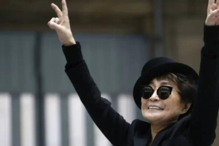 Yoko Ono: vitória contra marca chamada John Lemon (Lisi Niesner/Reuters)
