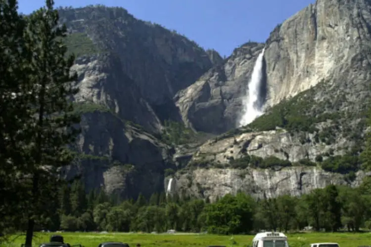 
	Foto de uma das vistas do Parque Nacional de Yosemite, localizado nas montanhas de Serra Nevada, no estado americano da Calif&oacute;rnia
 (Getty Images)