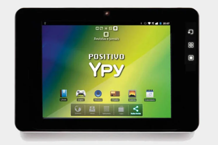 
	Tablet da Positivo: executivo disse ainda que a companhia vendeu aproximadamente 87,5 mil unidades de m&aacute;quinas com o Windows 8 no varejo
 (Divulgação)
