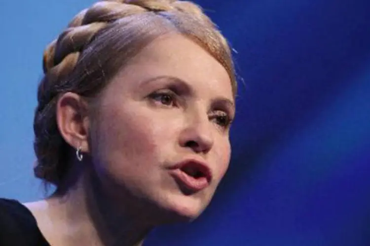 
	Yulia Tymoshenko, ex-primeira-ministra ucraniana:&nbsp;&quot;ningu&eacute;m quer uma guerra&quot;, acrescentou
 (Peter Muhly/AFP)