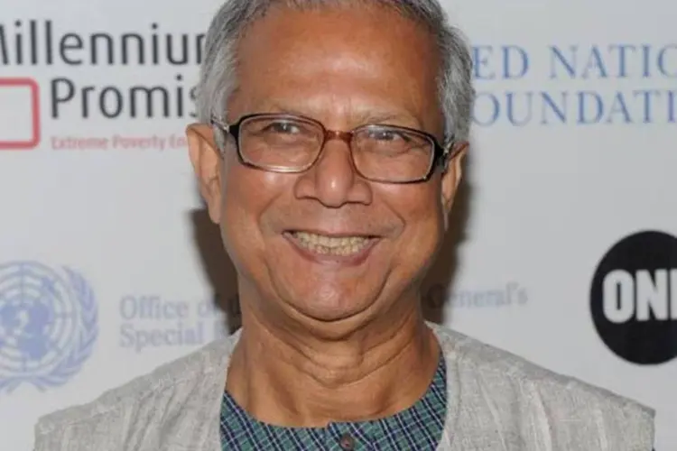 O prêmio Nobel da Paz, Muhammad Yunus, criador do microcrédito, inaugurará a cúpula (Jason Kempin/Getty Images)