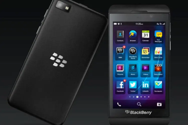
	Z10: fabricante de smartphones afirmou ter vendido cerca de 1 milh&atilde;o de novos aparelhos do modelo
 (Divulgação/BlackBerry)