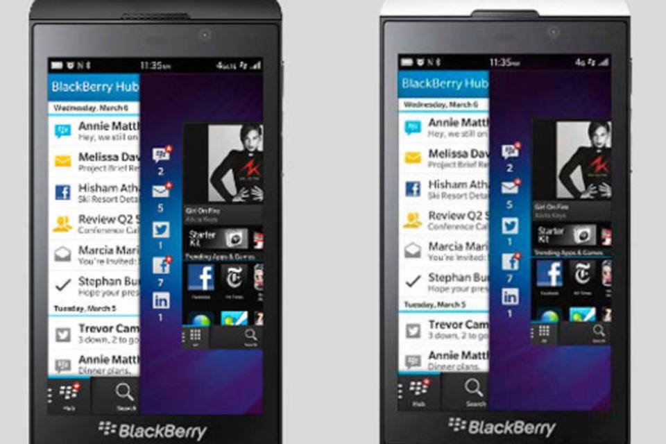 BlackBerry lança smartphone sem teclado, o Z10