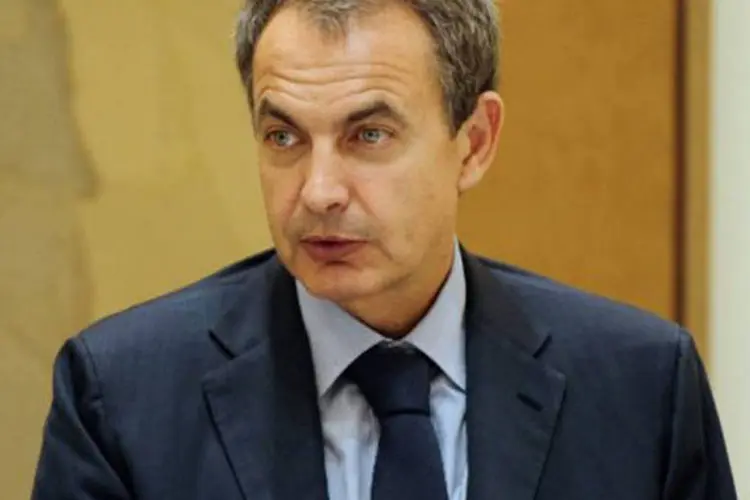 
	Zapatero: ex-governante viajou acompanhado do ex-ministro de Rela&ccedil;&otilde;es Exteriores espanhol Miguel &Aacute;ngel Moratinos
 (Javier Soriano/AFP)