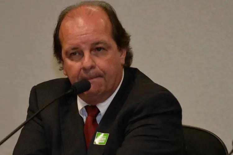 
	Jorge Luiz Zelada, ex-diretor da &aacute;rea Internacional da Petrobras, em depoimento &agrave; CPI
 (José Cruz/ Agência Brasil)